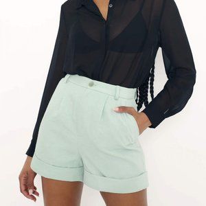 NWT Mint Shorts | Blackmilk Clothing